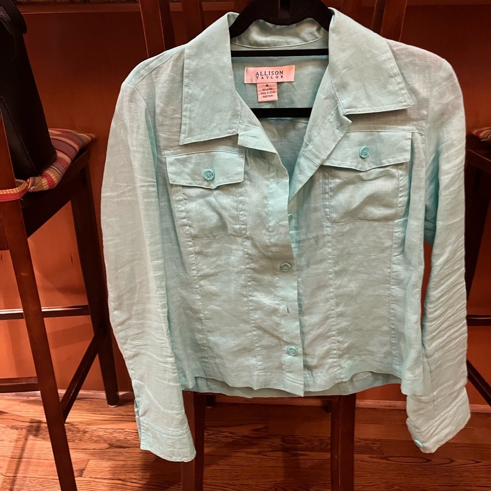 Allison Taylor linen jacket